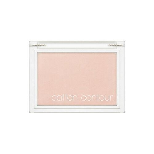 Light beige contour powder in a clear compact case designed for creating natural contours on skin