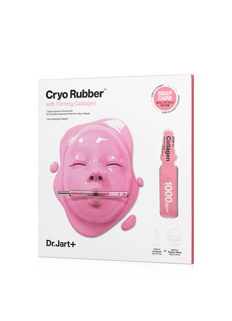 Dr.Jart+ CRYO RUBBER WITH FIRMING COLLAGEN 44ml cooling pink firming mask kit with deep care benefits