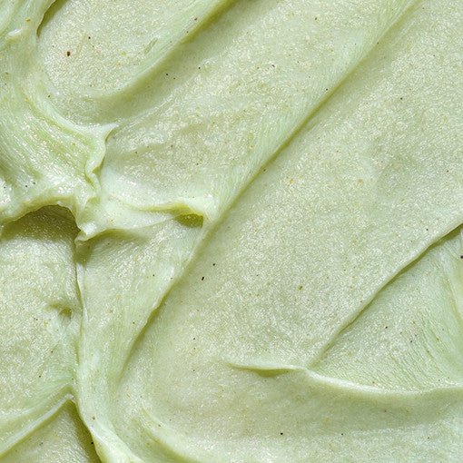 beplain Mung Bean pH-Balanced Cleansing Foam 160ml texture close-up showing creamy hydrating cleanser consistency