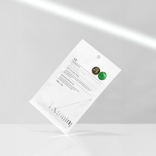 VT TX-toning Special Mask 25g in white packaging with brightening action for radiant and even skin tone care