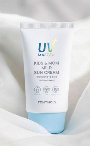 TONYMOLY UV Master Kids & Mom Mild Sun Cream SPF50+ PA++++ 45ml - Le Panda BEAUTÉ