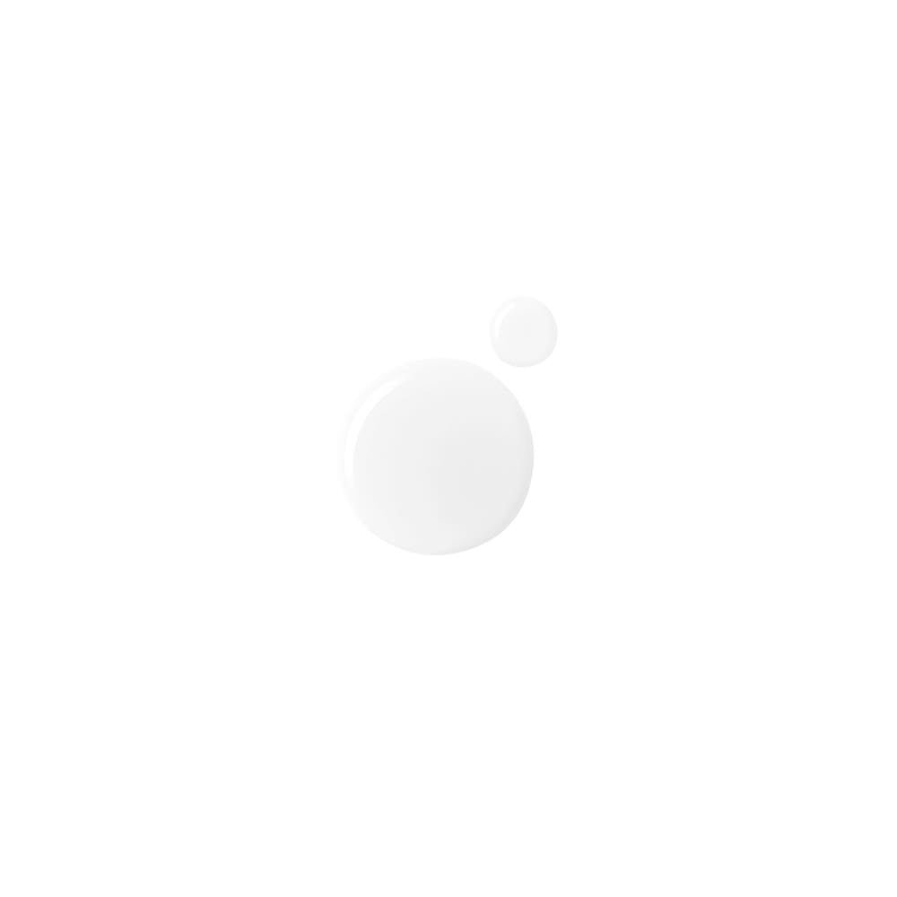 Two clear hydration serum droplets on white background symbolizing instant moisture boost