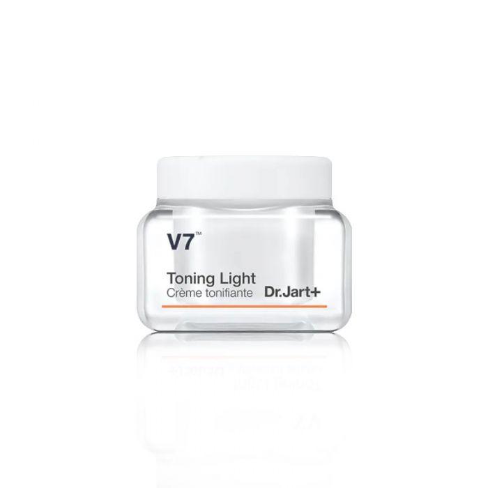 Dr.Jart+ V7 Toning Light 50ml in transparent jar with white cap designed for brightening effect skincare benefits