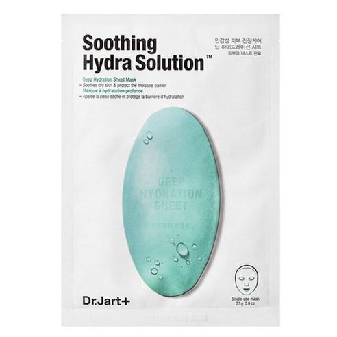 Dr.Jart+ DERMASK WATER JET SOOTHING HYDRA SOLUTION 25g x 5ea with intensive hydration sheet mask for dry skin care