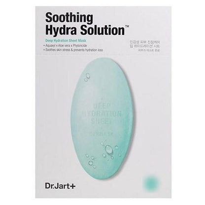Dr.Jart+ DERMASK WATER JET SOOTHING HYDRA SOLUTION 25g x 5ea with deep hydration and soothing benefits packaging image