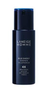 LANEIGE HOMME Blue Energy Essence In Lotion EX 125ml dark blue bottle with anti-aging brightening and firming benefits