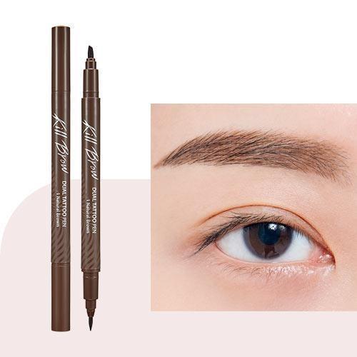 CLIO Kill Brow Dual Tattoo Pen & Remover Pen Set (3 Colors) - Le Panda BEAUTÉ
