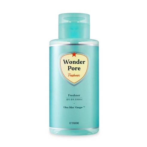 ETUDE HOUSE Wonder Pore Freshner 500ml in a mint green bottle for comprehensive pore cleansing and refreshing care