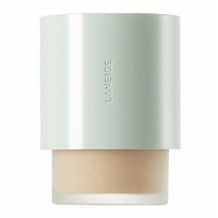 LANEIGE Neo Cushion Foundation Matte 30ml in sleek pale green container with buildable coverage formula visible through frosted base