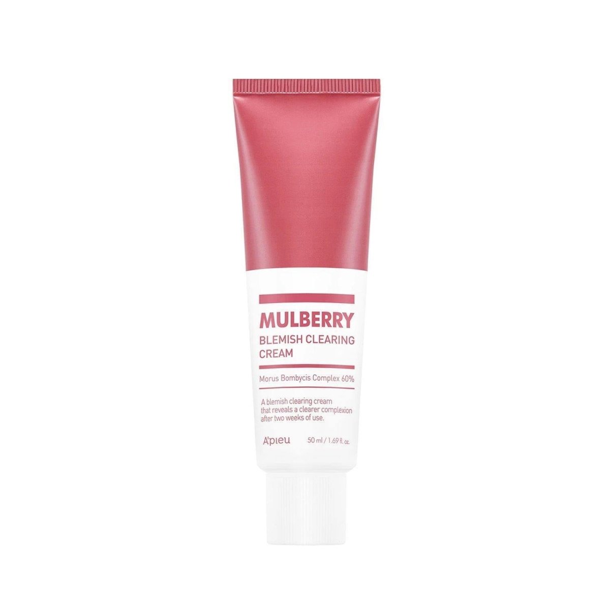 A'pieu Mulberry Blemish Clearing Cream 50ml tube with brightening effect for clearer skin tone improvement