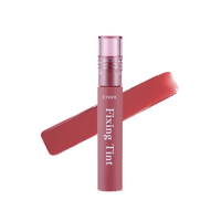 ETUDE HOUSE Fixing Tint 4g #07 Cranberry Plum with long-lasting vibrant color and smooth texture on white background