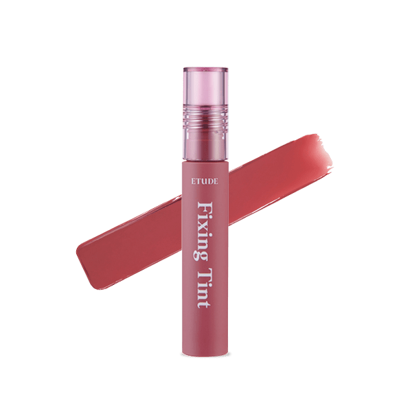 ETUDE HOUSE Fixing Tint 4g #07 Cranberry Plum with long-lasting vibrant color and smooth texture on white background
