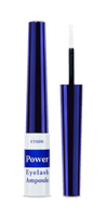 ETUDE HOUSE Power Eyelash Ampoule 6g with nourishing formula in sleek blue and white packaging and applicator wand visible