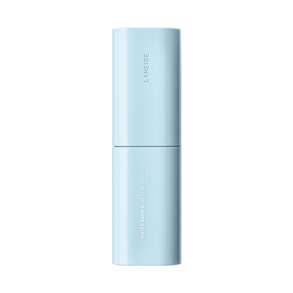 LANEIGE Water Bank Blue Hyaluronic Serum 50ml in sleek light blue bottle offering quick hydration benefits
