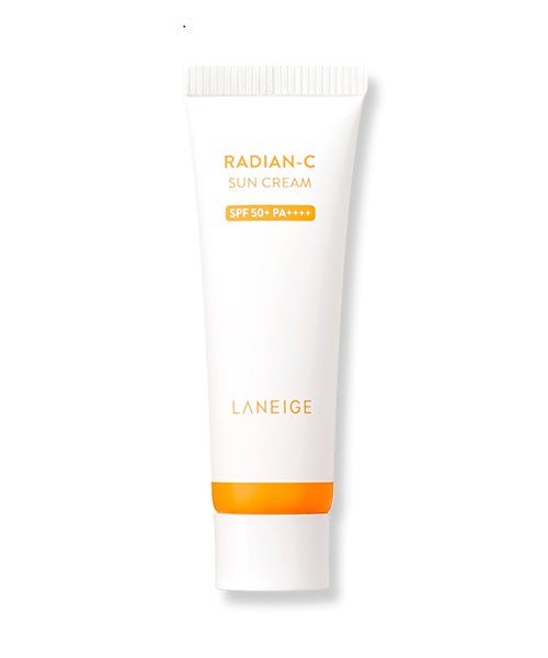 LANEIGE Radian-C Suncream 50ml tube with SPF 50+ PA++++ for advanced sun protection and brightening care