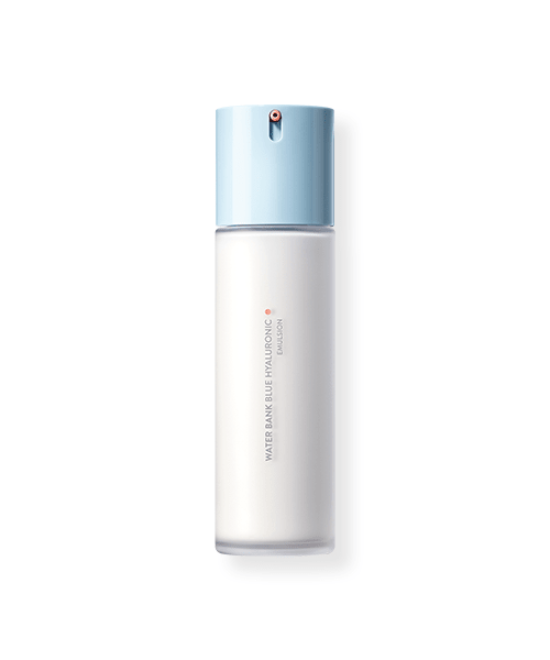 LANEIGE Water Bank Blue Hyaluronic Emulsion 120ml [for Normal to Dry skin] in frosted bottle with blue cap for barrier strengthening