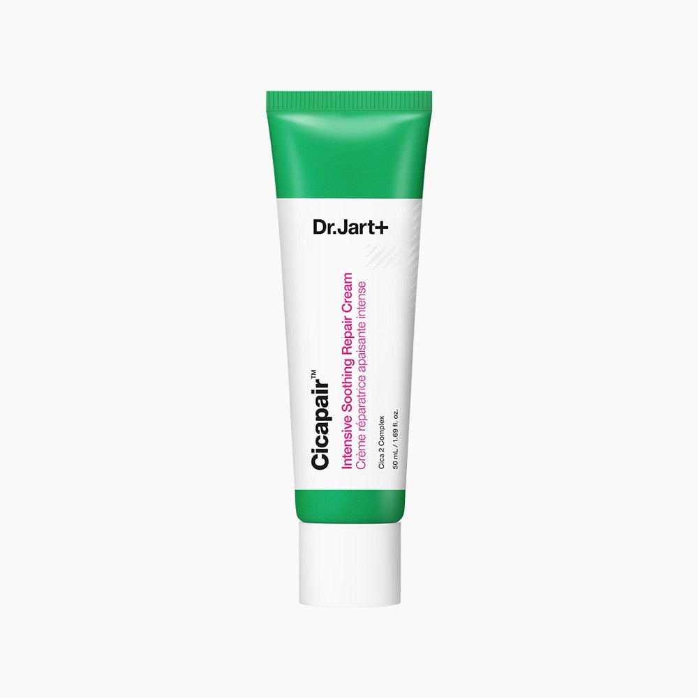 Dr.Jart+ Cicapair Intensive Soothing Repair Cream 50ml tube designed to strengthen the skin barrier and repair.