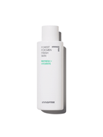 White bottle of Forest For Men Fresh Skin with clean minimal design highlighting hydration and refresh benefits