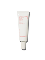 White tube of brightening cherry blossom tone-up cream with SPF50+ PA++++ and pink text on neutral background