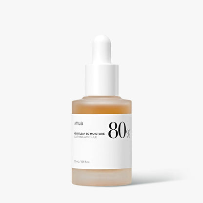 Anua HEARTLEAF 80% MOISTURE SOOTHING AMPOULE 30ml - Le Panda BEAUTÉ