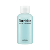 Torriden DIVE-IN Low Molecule Hyaluronic Acid Skin Booster 200ml in light blue bottle for hydration boost care