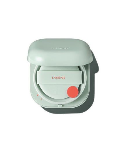 LANEIGE New Neo Cushion Matte SPF46 PA++ 15g in sleek mint compact with lightweight formula for smooth matte finish