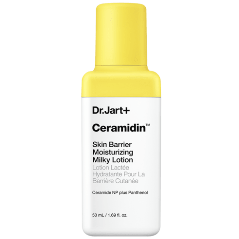 Dr.Jart+ Ceramidin Skin Barrier Moisturizing Milky Lotion 50ml bottle with instant hydration formula for skin barrier support