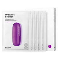 Dr.Jart+ DERMASK WRINKLESS SOLUTION FACE MASK (5 Sheets) with elastic boost in white and purple packaging