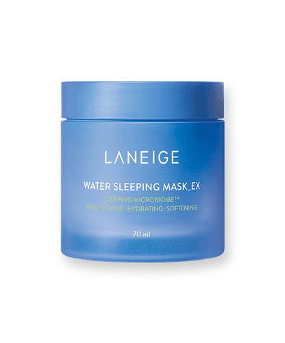 LANEIGE Water Sleeping Mask EX 70ml in blue jar with deep hydration for brightening and softening overnight care