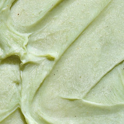 beplain Mung Bean pH-Balanced Cleansing Foam 160ml texture close-up showing creamy hydrating cleanser consistency