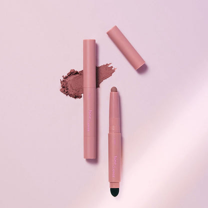 ETUDE Base & Over Lip Pencil #Pink Beige 1g with dual-ended design and enhanced definition in soft pink beige shade