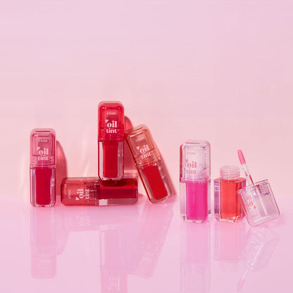 ETUDE Dear Darling Oil Tint 4.2g in assorted vibrant shades with glossy finish and long-lasting color effects