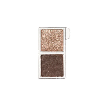 ETUDE My Best Tone Eye 2-Color Refill with shimmery gold and deep brown shades in compact refill case
