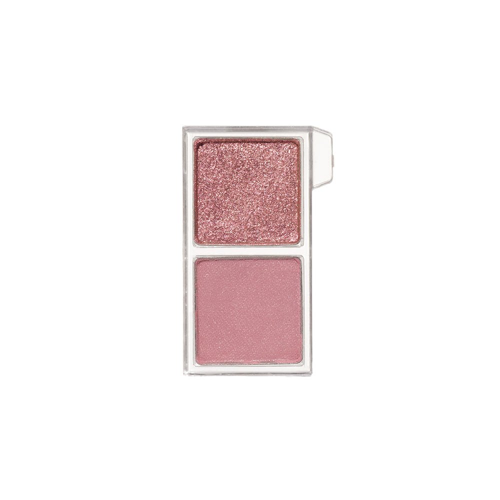 ETUDE My Best Tone Eye 2-Color Refill with shimmering rose gold and soft pink matte shades for customizable eye looks
