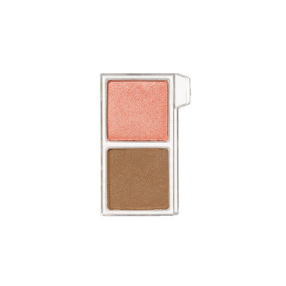 ETUDE My Best Tone Eye 2-Color Refill with warm coral and soft brown shades for customizable eye looks