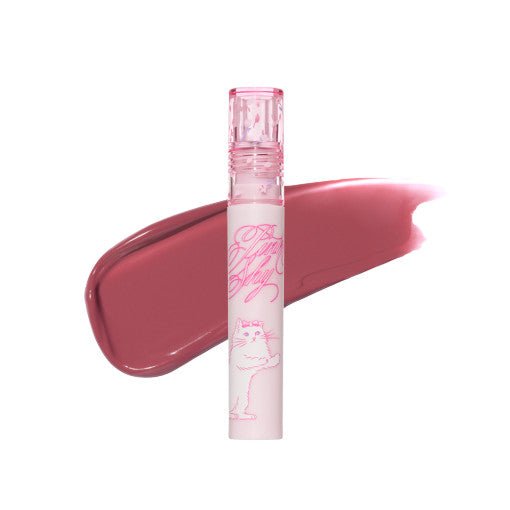 ETUDE Pink Shy Fixing Tint 4g with long-lasting pink rosy shade and sleek light pink packaging on white background