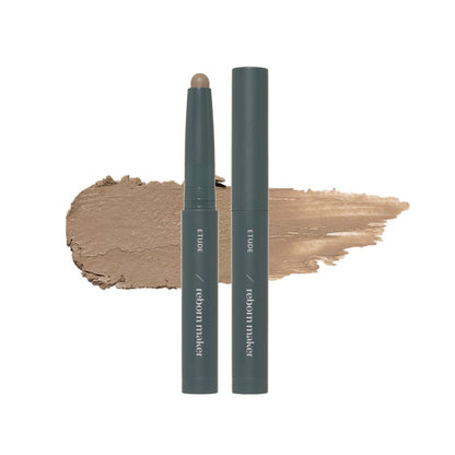 ETUDE Reborn Maker Contour Stick 1g in sleek gray packaging with convenient size and smooth contour cream texture