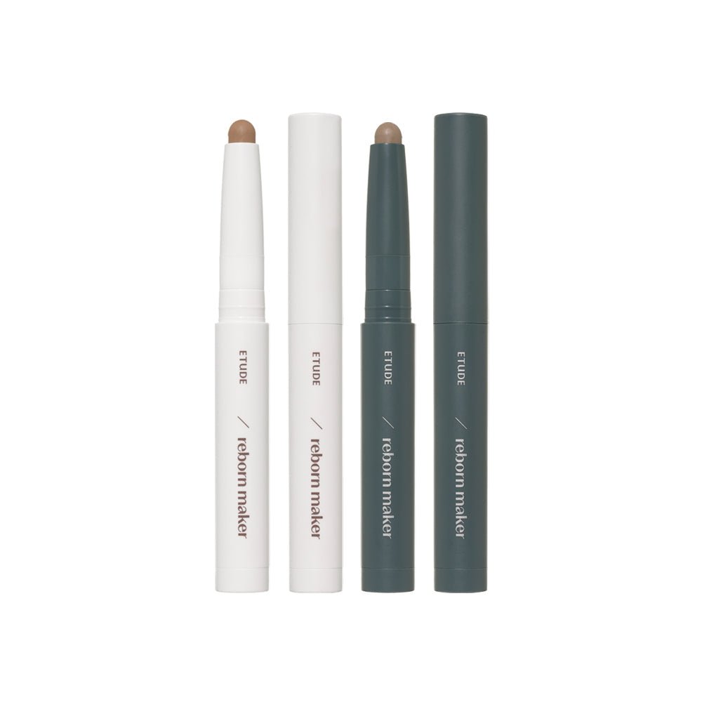 ETUDE Reborn Maker Contour Stick 1g in compact twist-up sticks with light and medium contour shades for easy sculpting