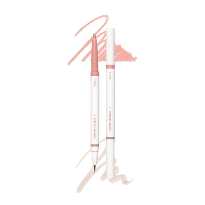 ETUDE Reborn Maker Liner 0.9g with dual-ended design in soft natural shades for precise, versatile application