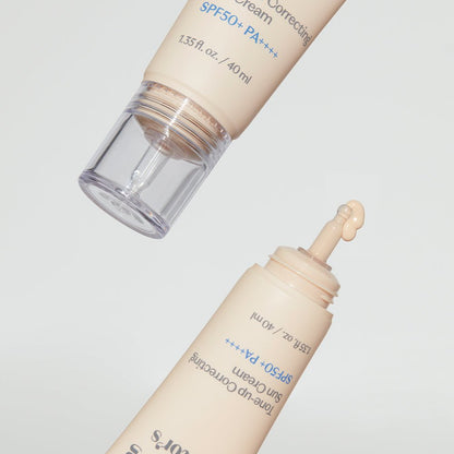 ETUDE Soonjung Director's Tone-up Cream SPF50+/PA++++ 40ml with brightening effect and creamy texture on light background
