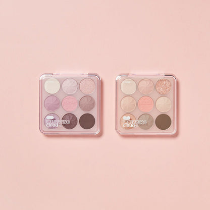 ETUDE Whipping Play Color Eyes 11.75g with versatile shades in two palettes featuring matte and shimmer finishes