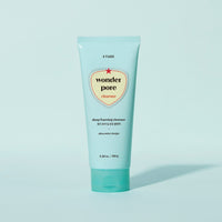 ETUDE Wonder Pore Deep Foaming Cleanser 150g in pastel blue squeeze tube with deep cleansing formula and mint vinegar scent