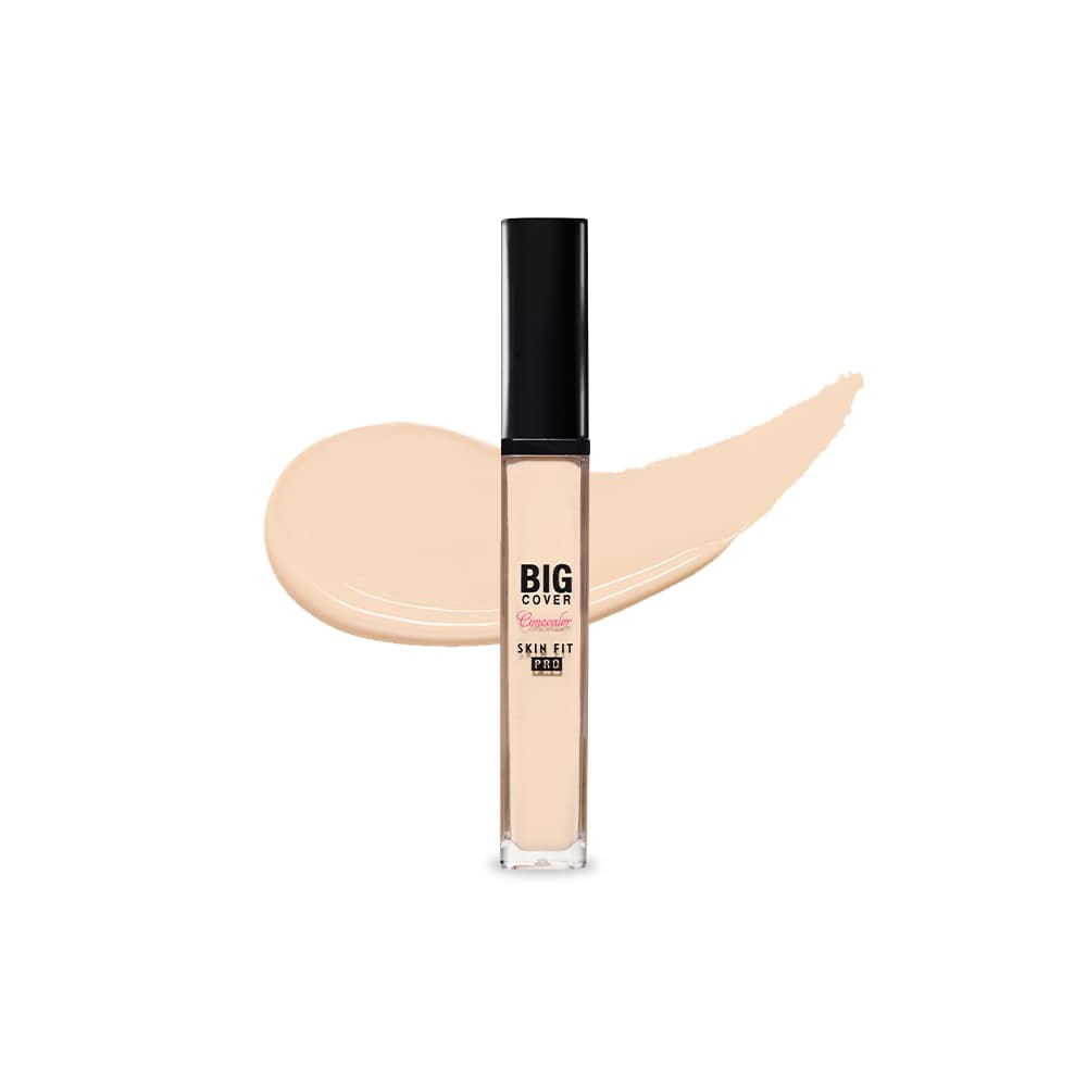 ETUDE Big Cover Skin Fit Concealer PRO in versatile shade with smooth, natural coverage for flawless skin finish