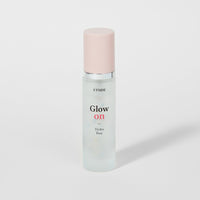 ETUDE Glow On Base Hydra 30ml hydrating face primer in frosted glass bottle with pink cap on white background