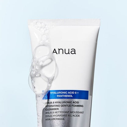 Anua 8 Hyaluronic Acid Hydrating Gentle Foaming Cleanser 150ml - Le Panda BEAUTÉ