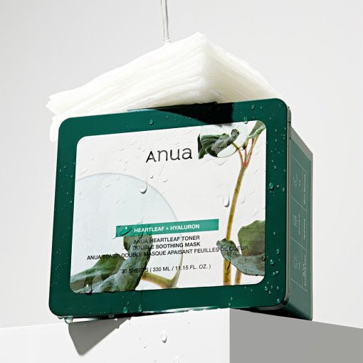 Anua Heartleaf Toner Double Soothing Mask 30 Sheets(330ml) - Le Panda BEAUTÉ
