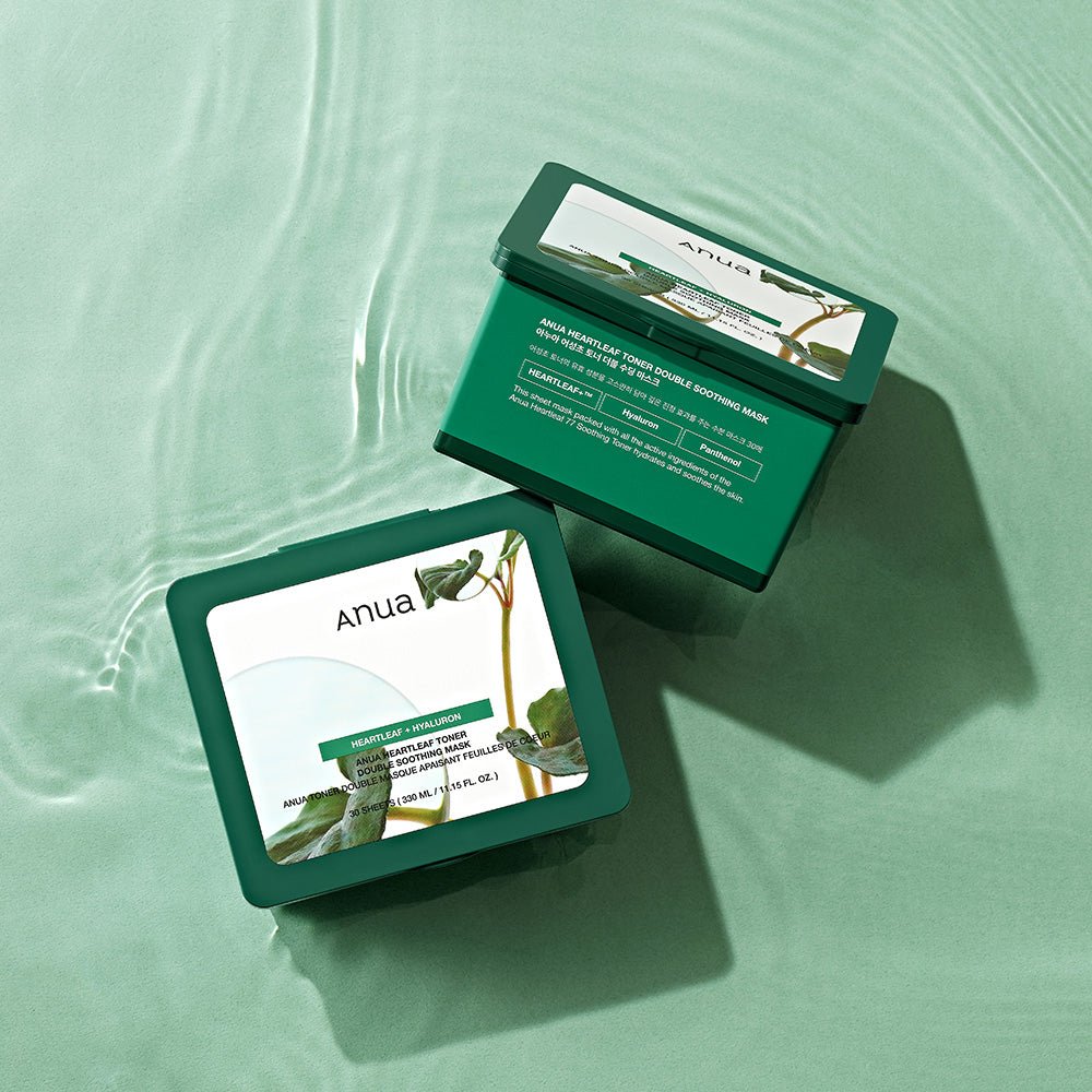 Anua Heartleaf Toner Double Soothing Mask 30 Sheets(330ml) - Le Panda BEAUTÉ