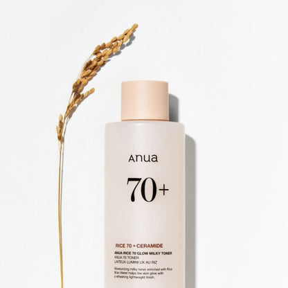 Anua Rice 70 Glow Milky Toner 250ml - Le Panda BEAUTÉ