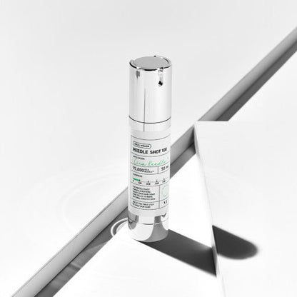 VT Reedle Shot 100 50ml in sleek silver container offering deep nourishment for enhanced skin vitality and texture improvement