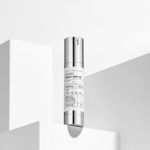 VT Reedle Shot 100 50ml in sleek silver and white packaging for deep nourishment and skin revitalization benefits